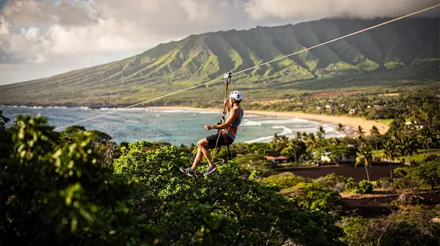 Zipline Tours in Maui's Upcountry: Flying Above the Haleakala Slopes